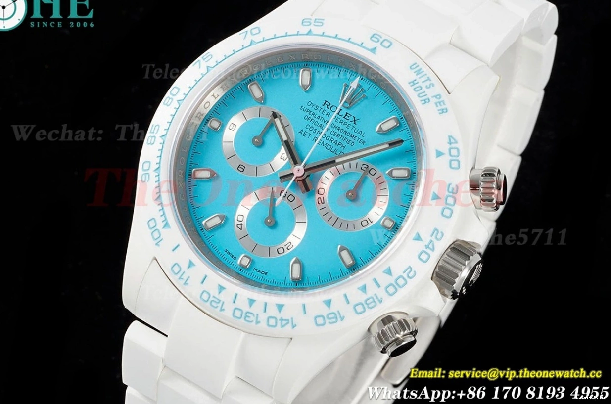 Cer AET Cer Dial ZF SH4130 Blue Daytona 40mm Tiffany 0427